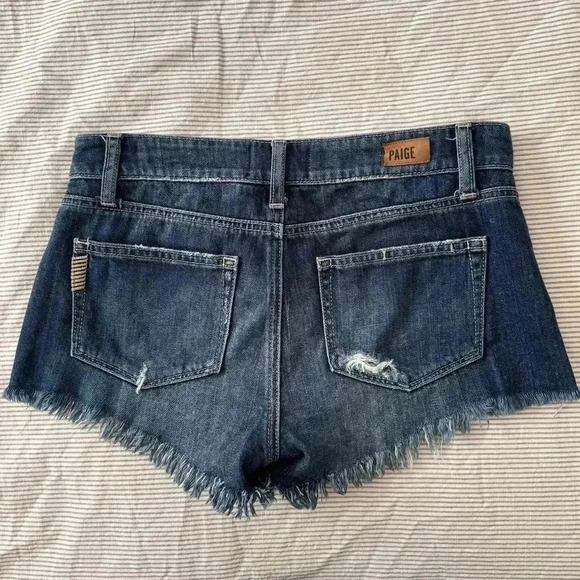 PAIGE denim shorts size 25 Keira - Picture 5 of 6